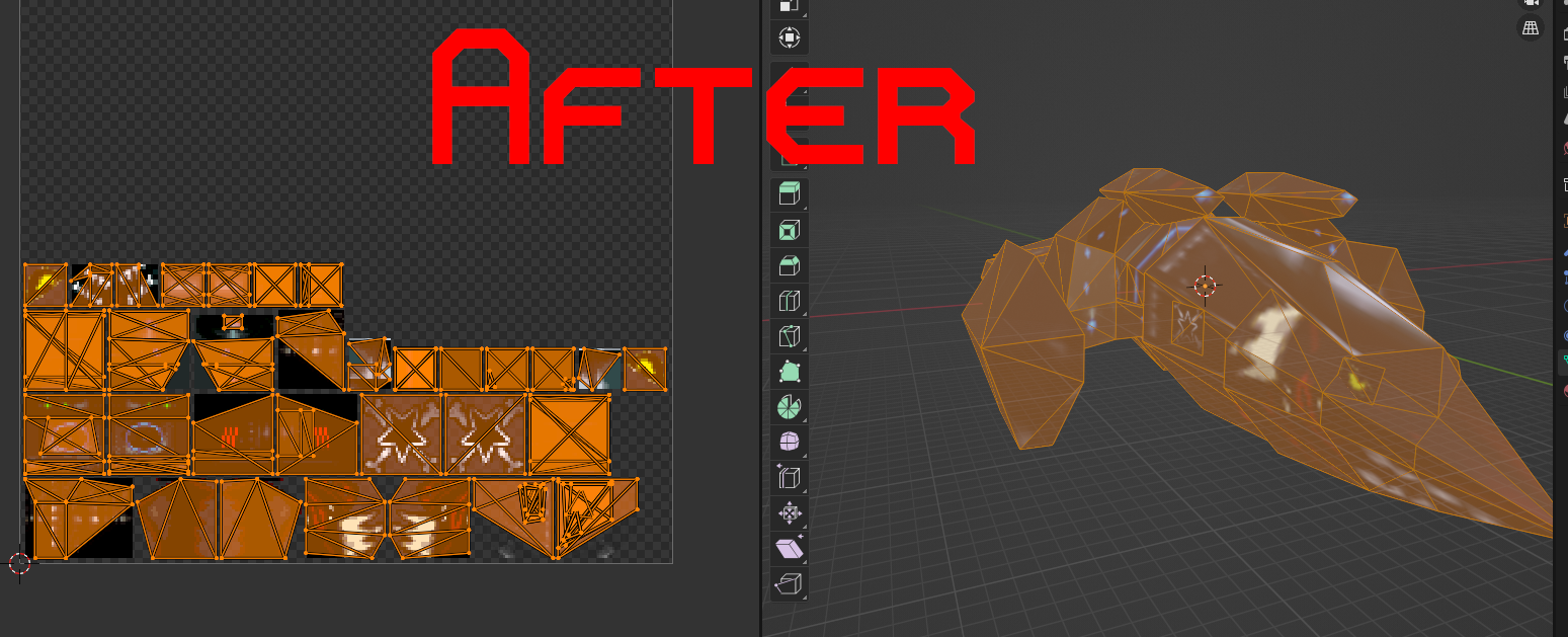 Blender UV Atlas Generator result preview
