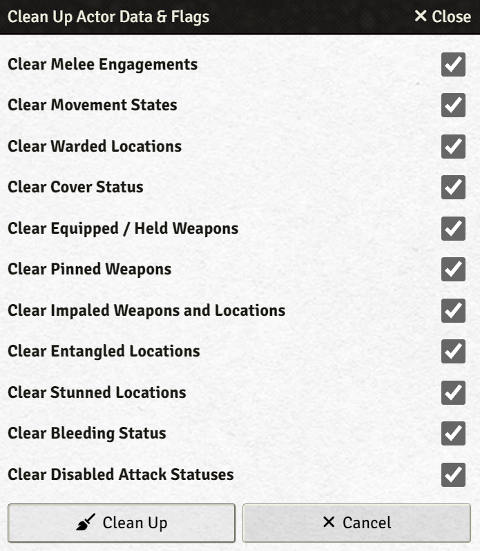 Clean Up Combat Flags