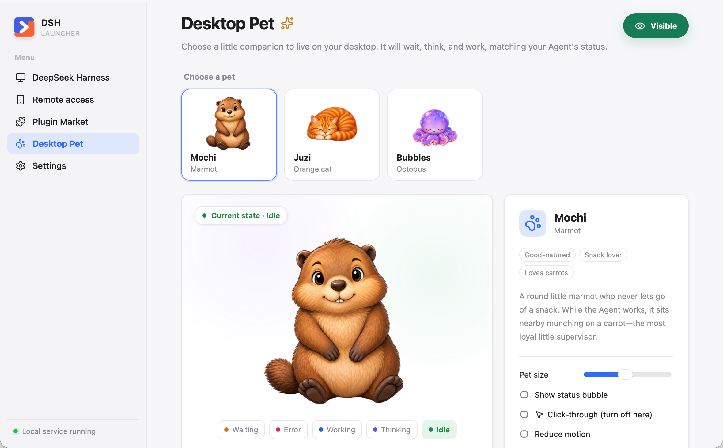 DSH Launcher desktop pet