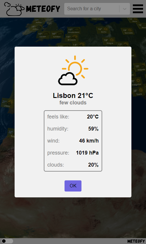 GitHub - Grzegorz96/React-Meteofy: Advanced weather application based ...