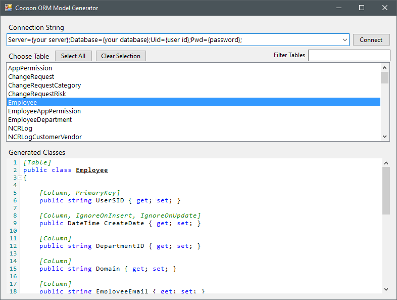 how you can use an orm in .net core and c# to type... GitHub - rhett-thompson/cocoon-orm: Cocoon ORM is a simple .NET object ...