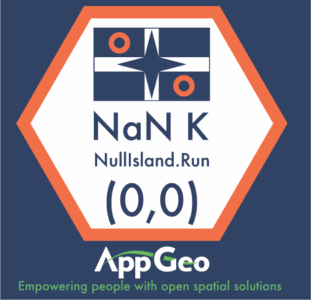 Null Island NaN K Run Logo