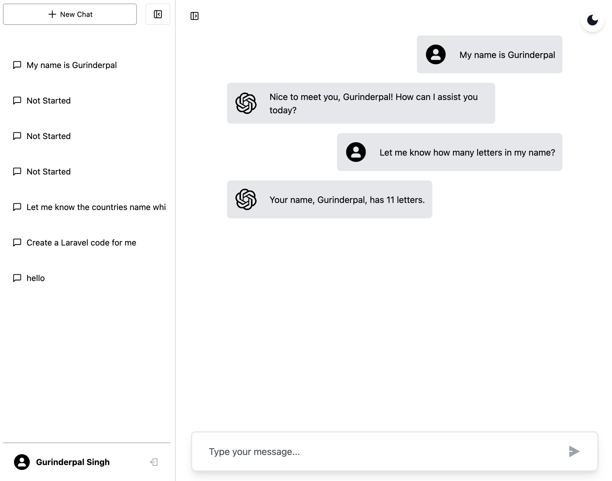 GitHub - Gurinder-Batth/chat-gpt-clone: ChatGPT Clone : A full-stack ...