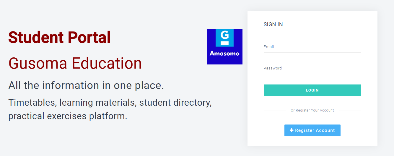 Gusoma Student Portal
