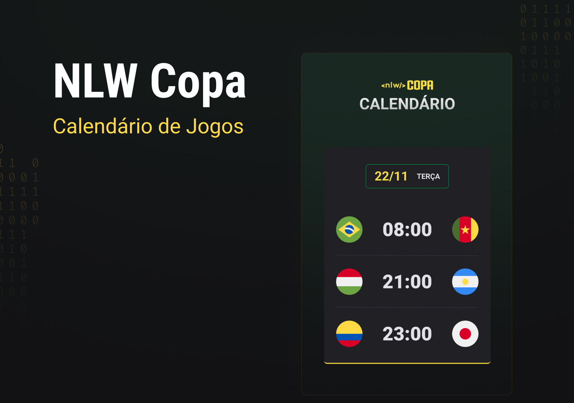 calendário da copa