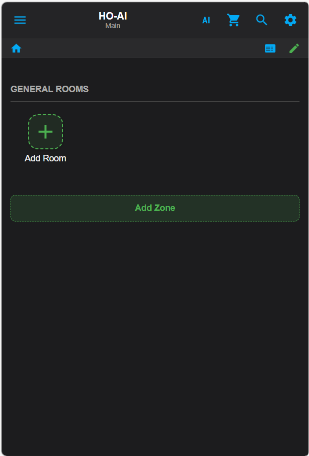 Empty Root Screen