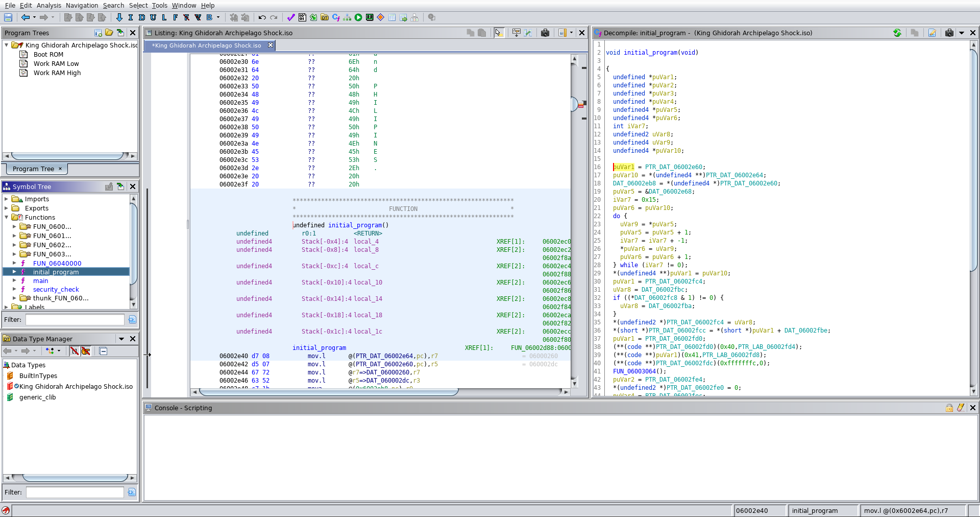 Disassembly View