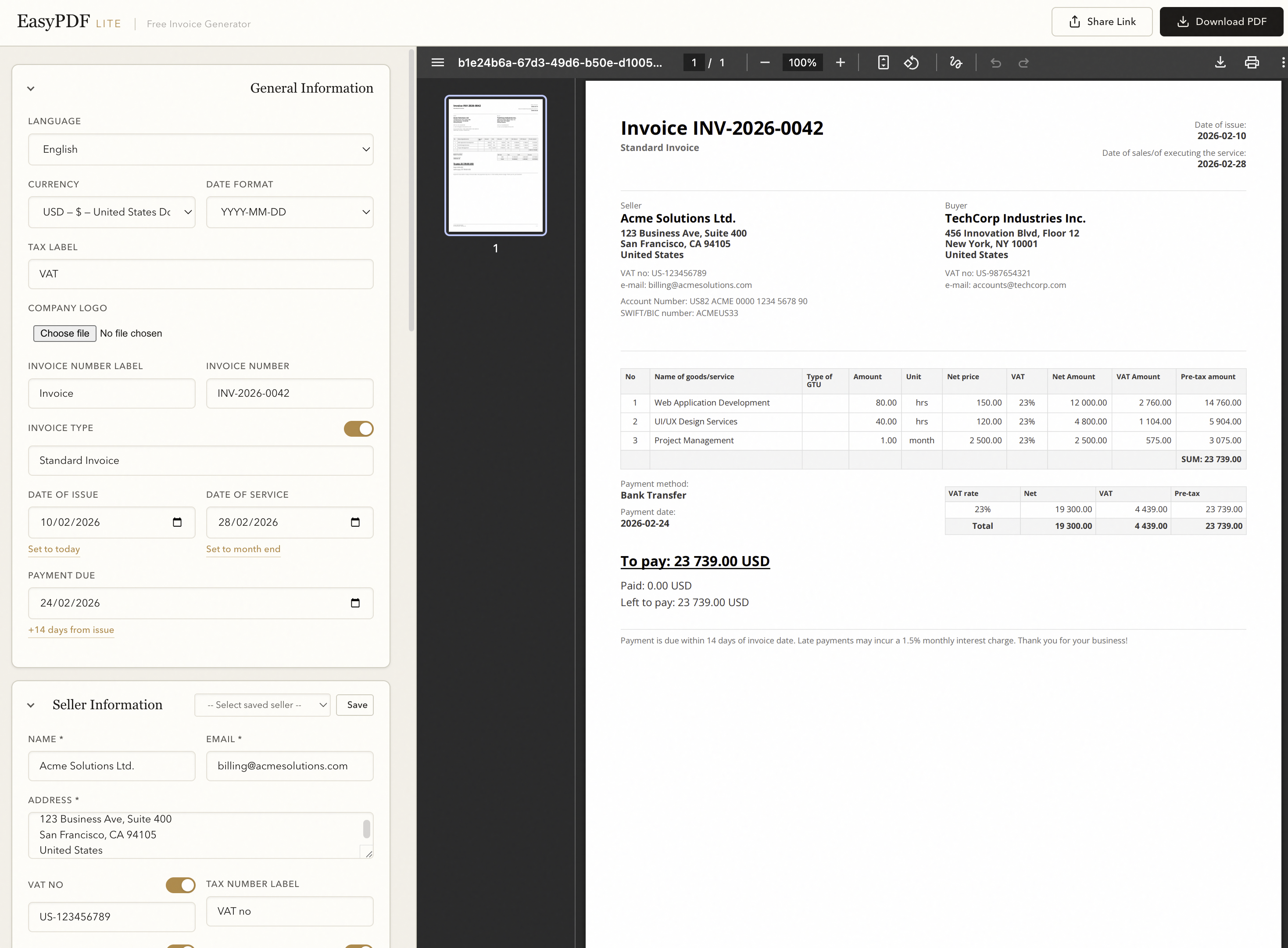 EasyPDF Lite
