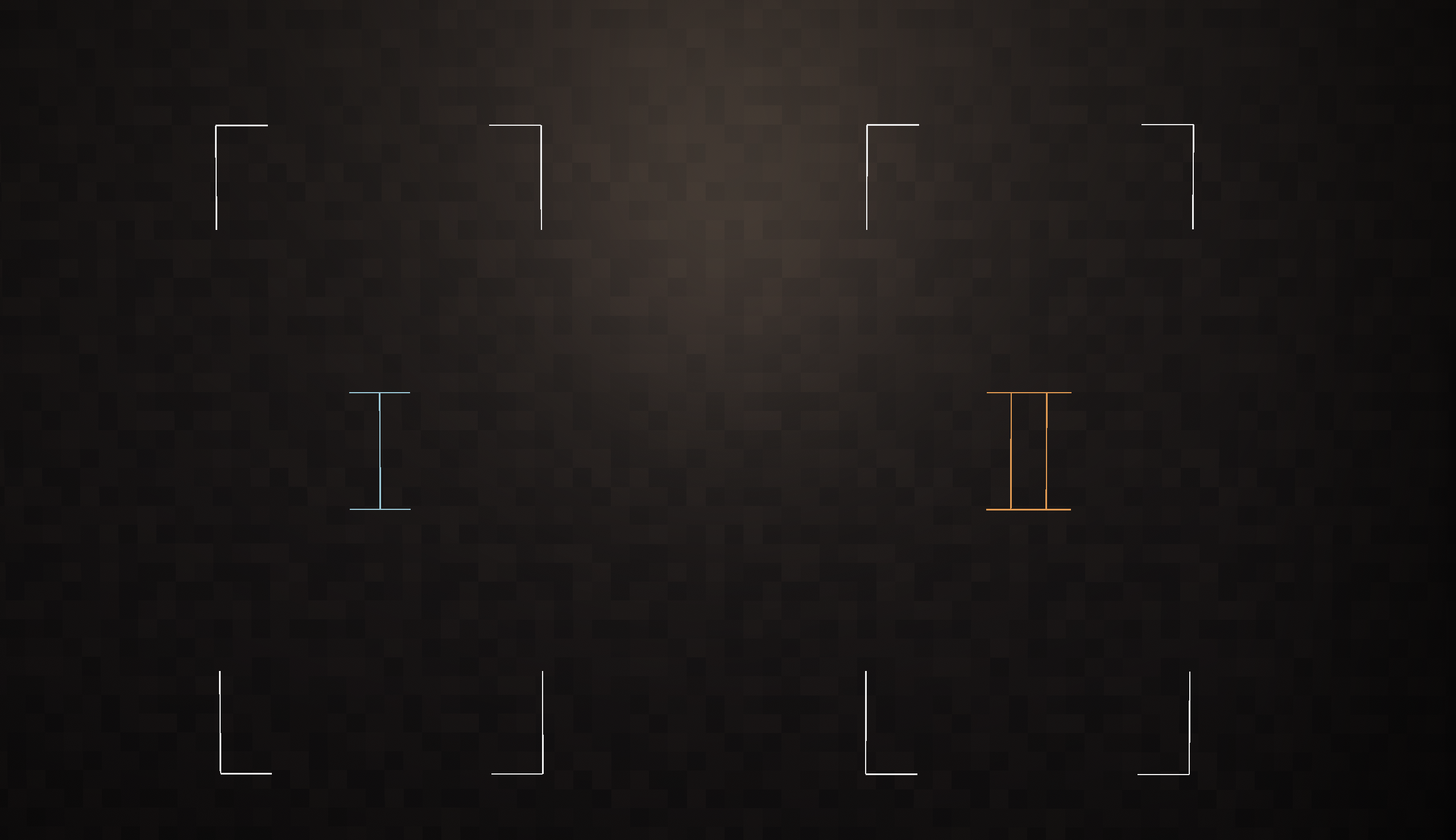 Portal Pairing endpoint I and II markers placed on two walls