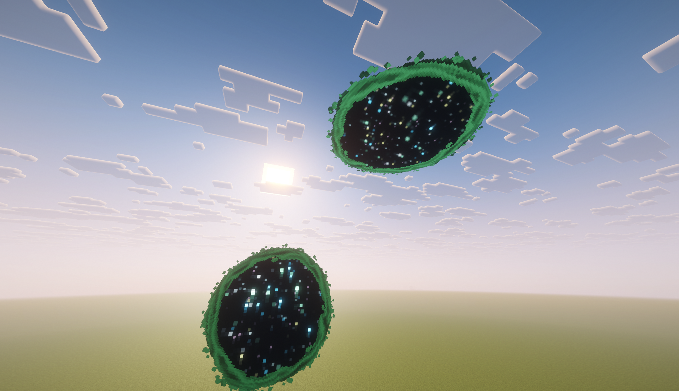 Endframe portals with the Complementary central End surface behind the outer ring
