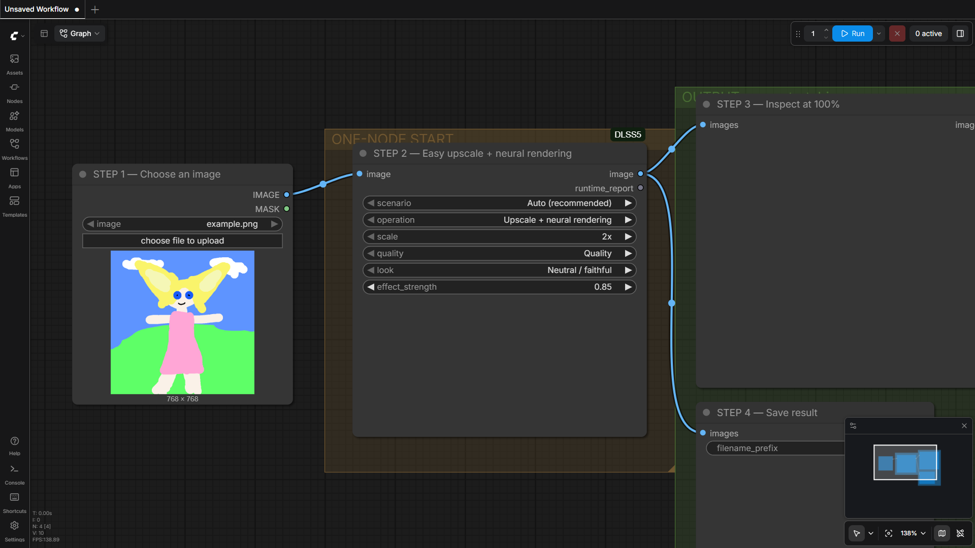 Easy node controls in ComfyUI