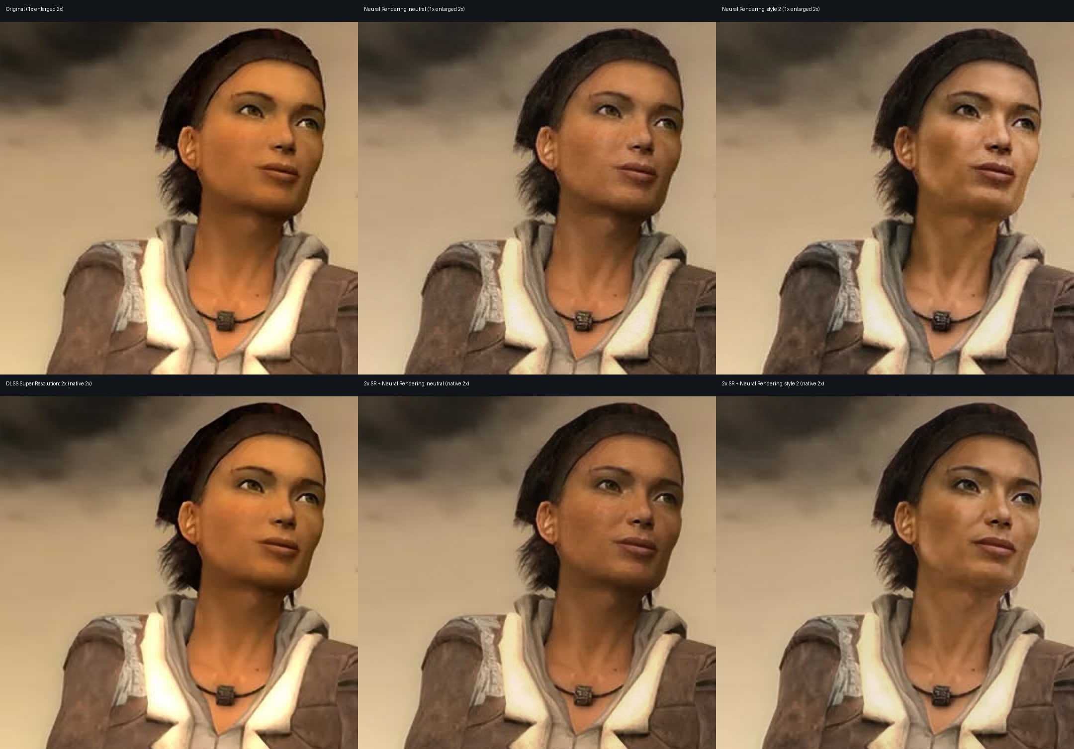 Alyx face comparison with display-matched crops