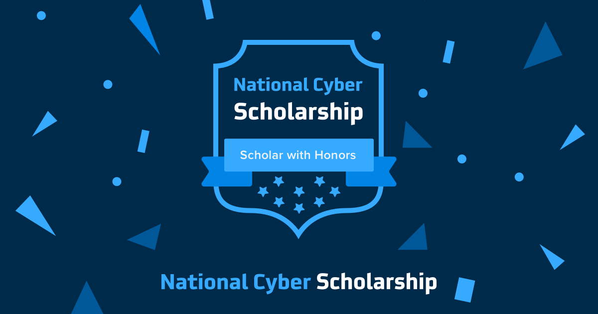 National Cyber Scholar with Honors Badge