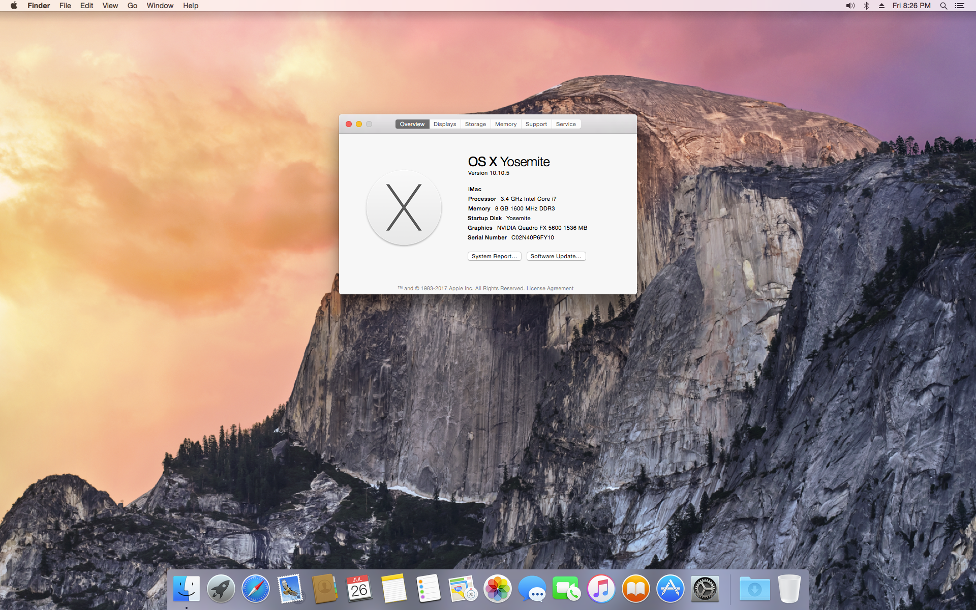 About This Mac