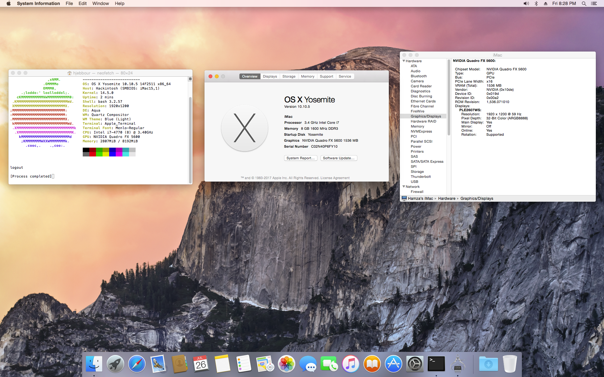 System Information & About This Mac
