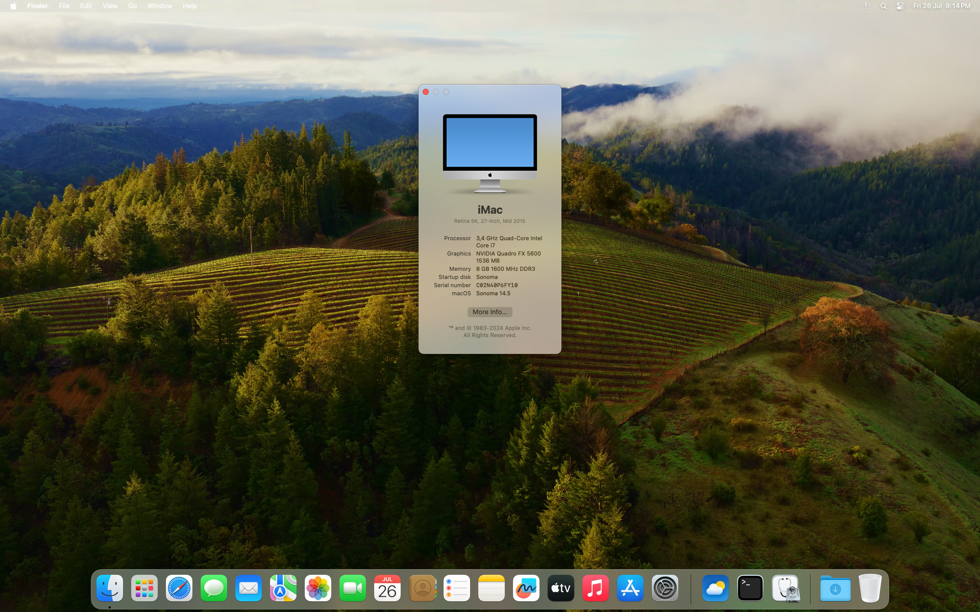 About This Mac