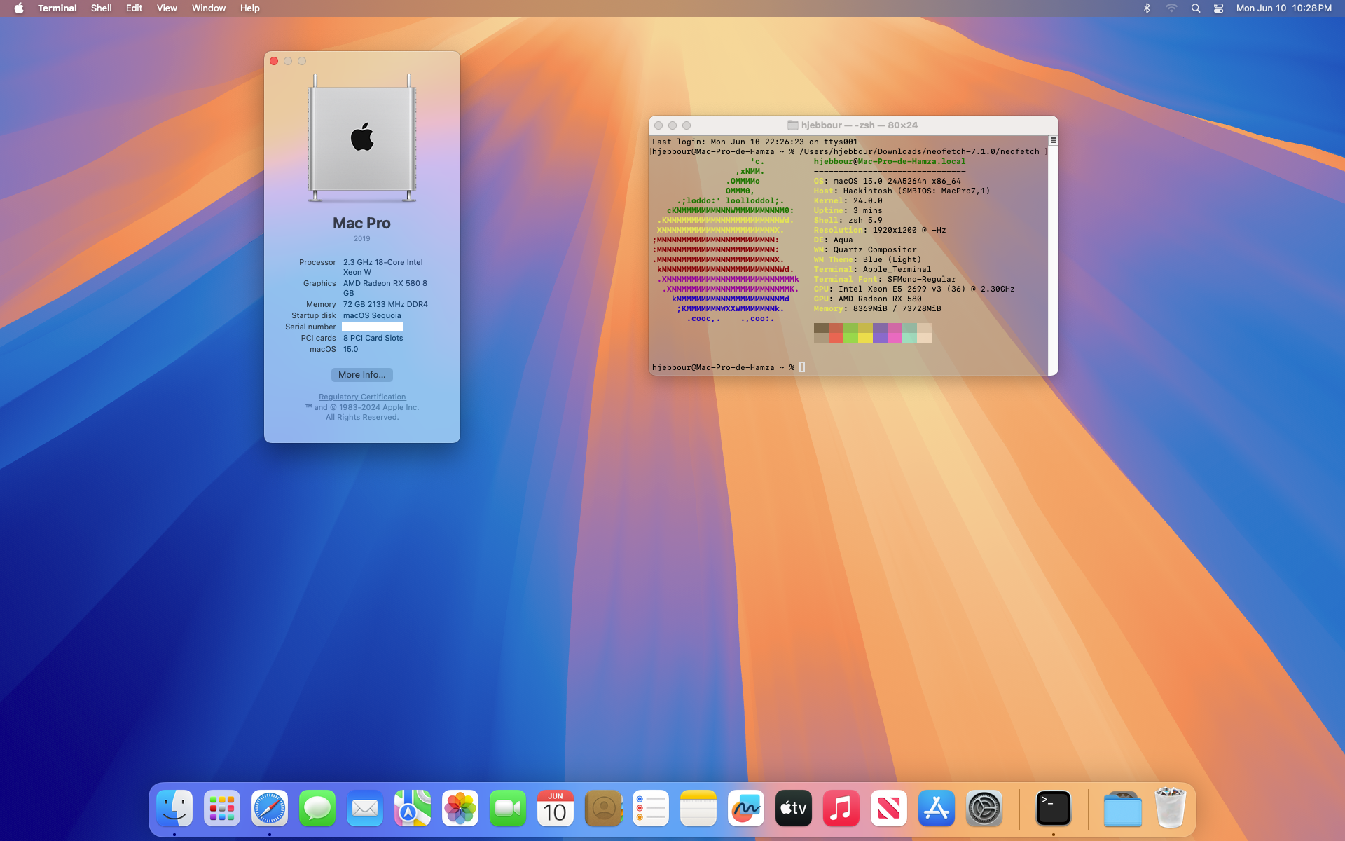 Experimental support of macOS Sequoia