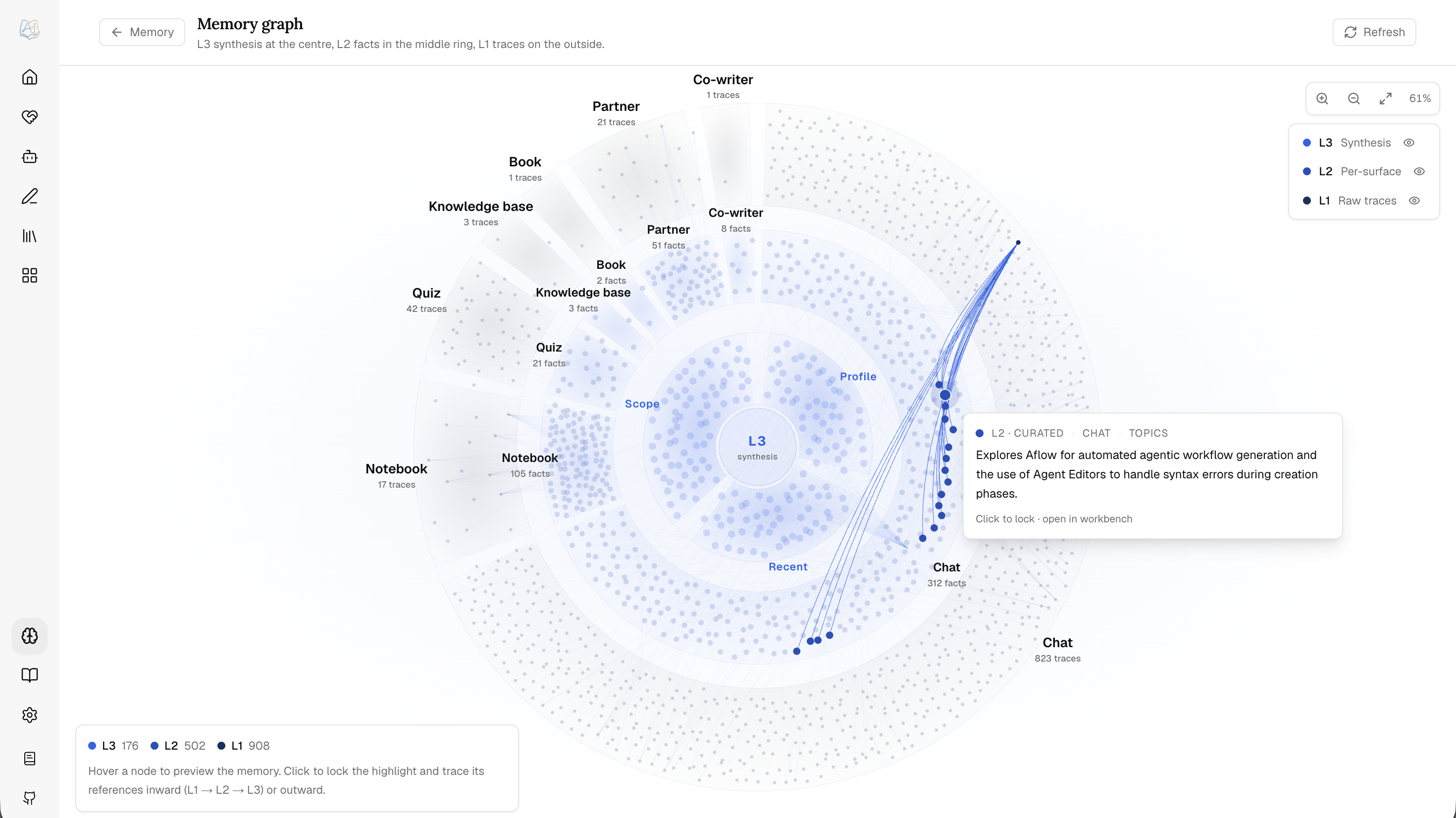 DeepTutor memory graph