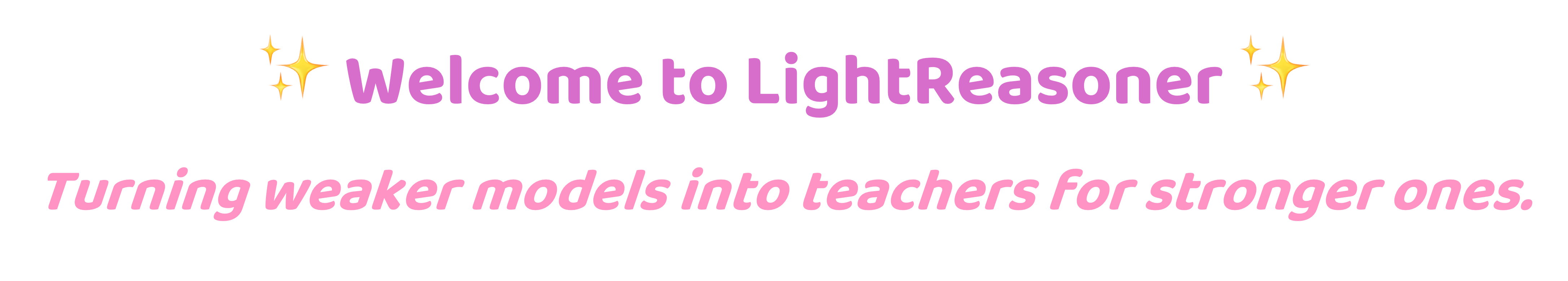 Welcome banner