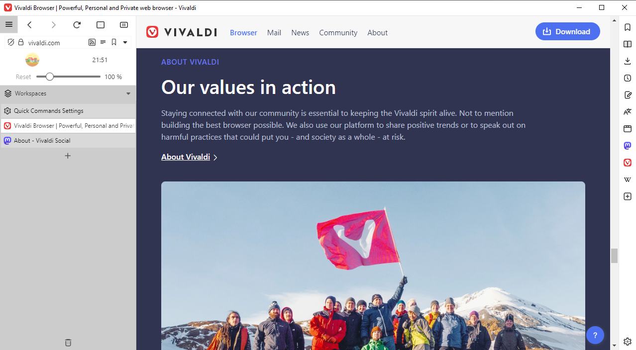 Vivaldi VH demo screenshot 5