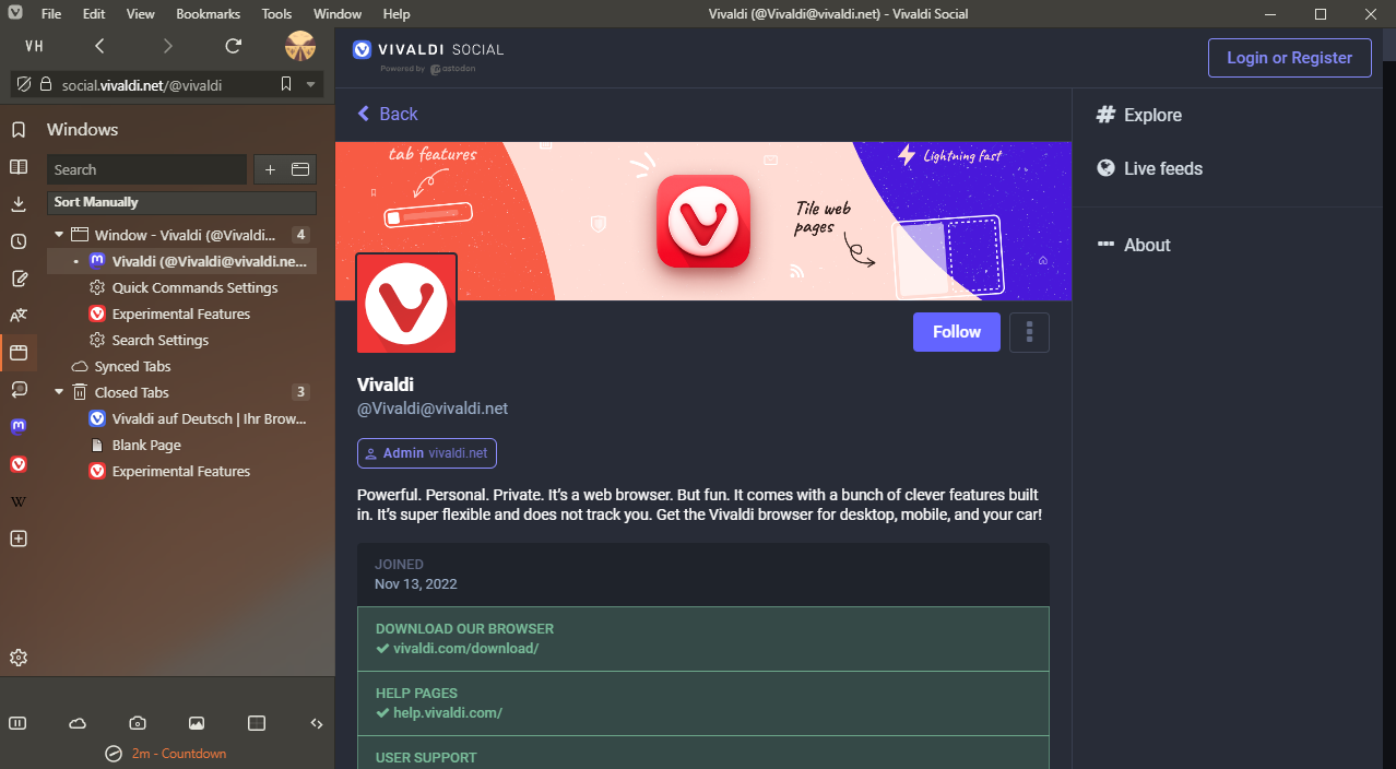 Vivaldi VH demo screenshot 8