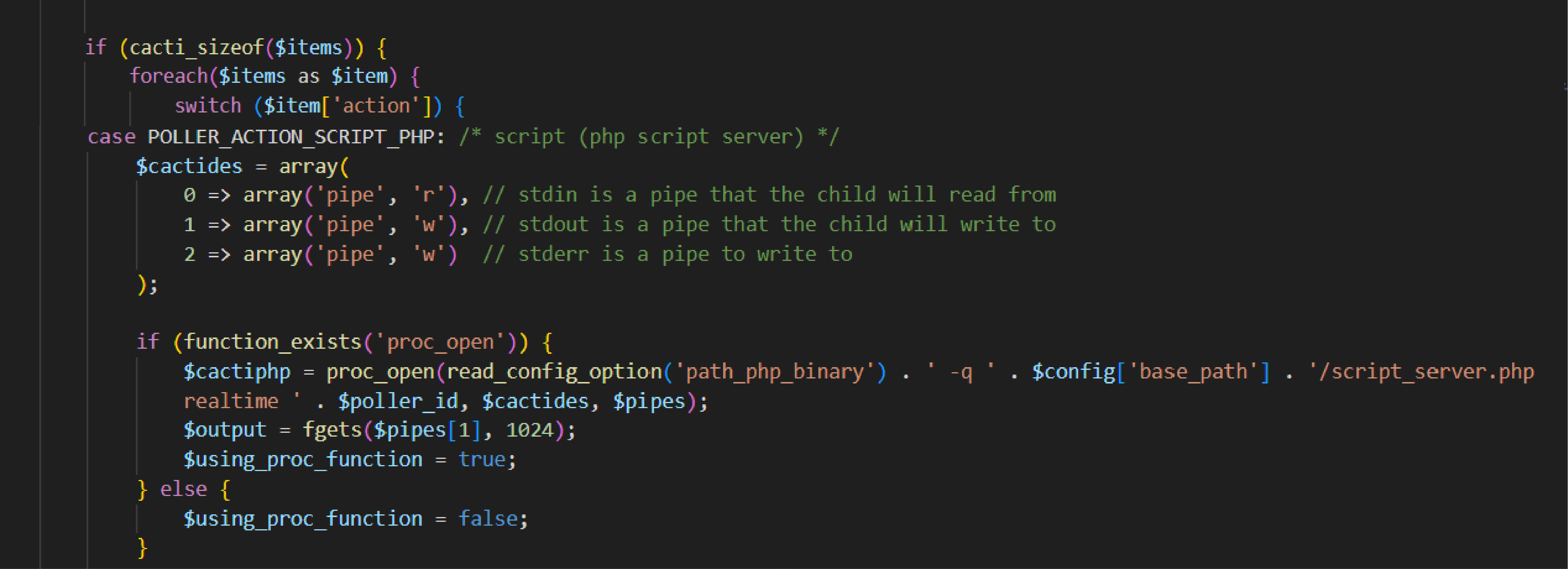 proc_open