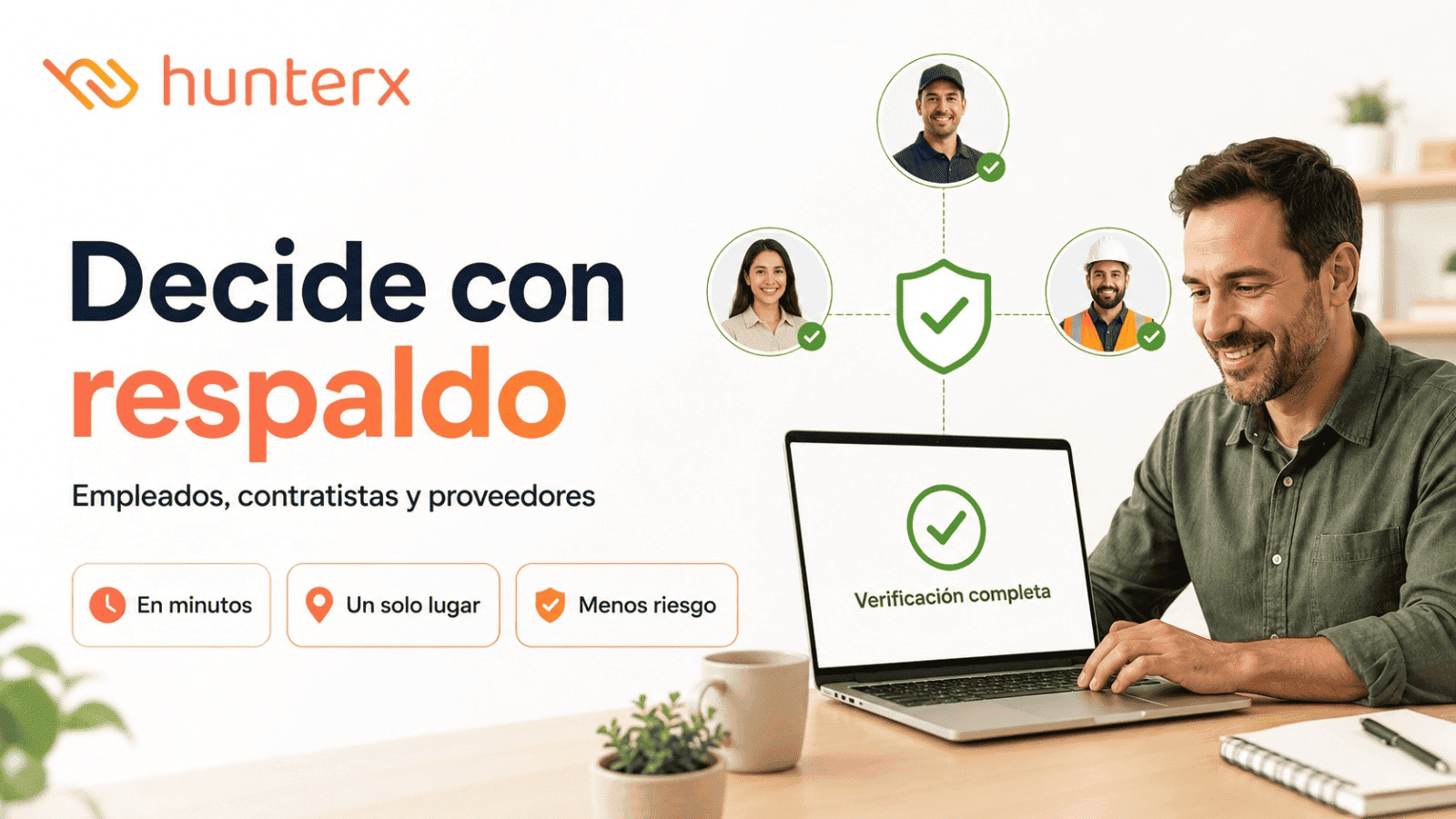 HunterX ayuda a decidir rápido con más información