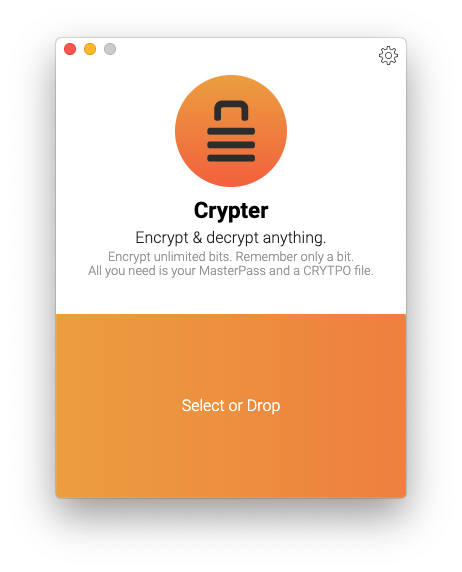 Crypter screen