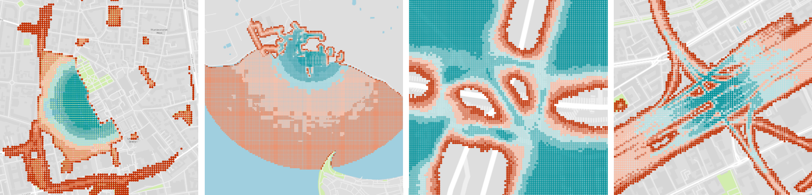 ProMis: a reactive mission landscape over New York City with live vessels and drones