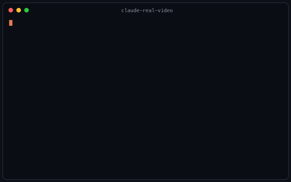 claude-real-video optimizes video inputs for LLMs