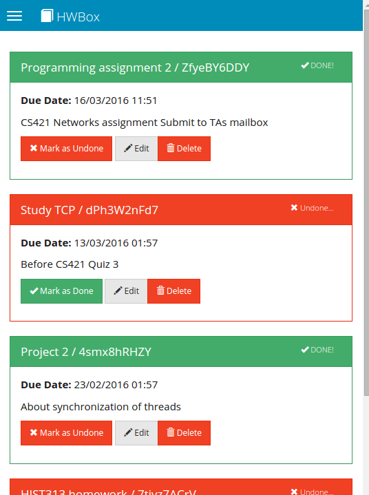 GitHub - HWBoxTeam/HWBoxWeb: A mobile-friendly web app. for students to ...