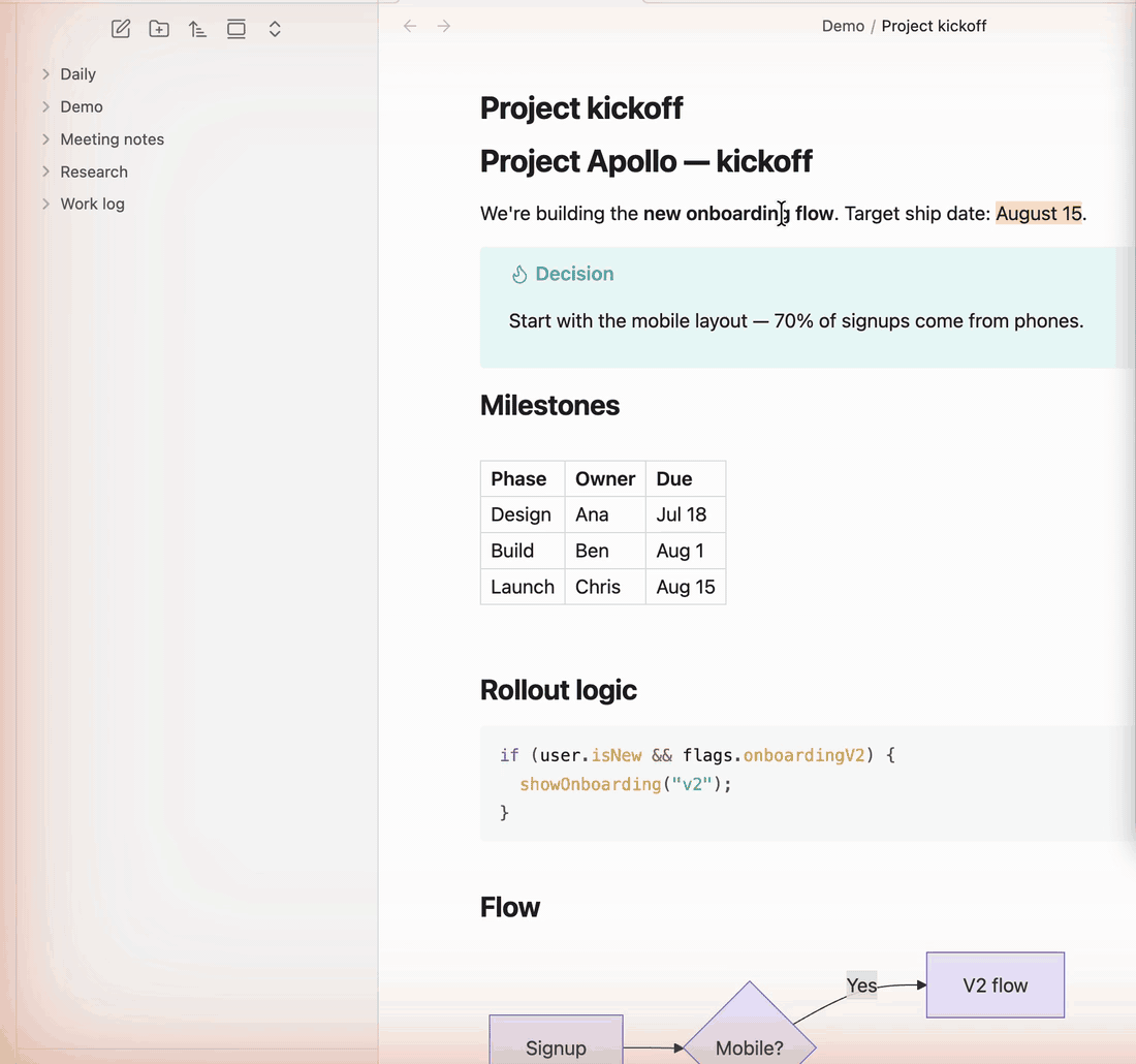Screenshot Selection demo — select content, run the command, paste a theme-faithful PNG