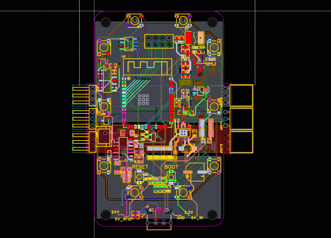 Gridopoly smart tile PCB design