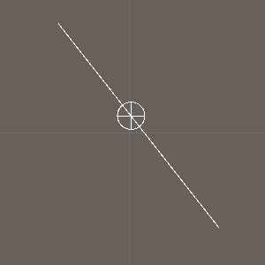 Is point between points on line segment