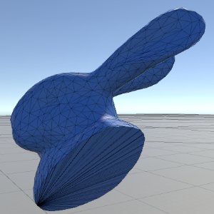 Cut mesh with plane