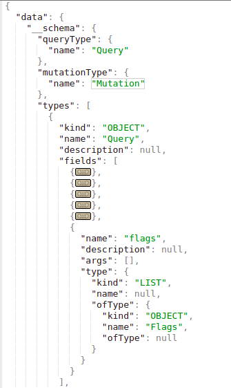 Introspection - Querying: In the introspection you can find which object you can directly query for (because you cannot query an object just because it exists). In the following image...