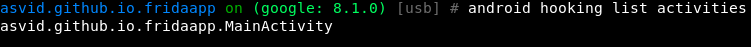 Static analysis made Dynamic - List activities, receivers and services: android hooking list activities