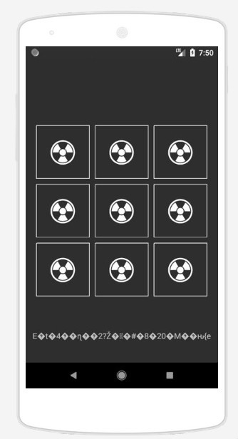 Appetize.io emulator showing the modified APK after changing the Smali condition