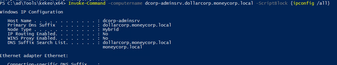 Test if configured - Execute a command: Invoke-Command -computername computer-name.domain.tld -ScriptBlock {ipconfig /all} (-credential DOMAIN username)