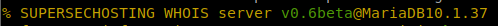 Domain - IP / CIDR / ASN examples: Notice than sometimes when requesting for some information to a WHOIS service the database being used appears in the response