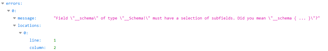 Basic Enumeration - Introspection: ?query={thisdefinitelydoesnotexist}