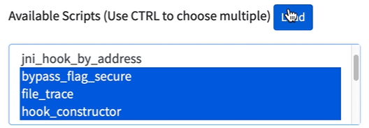 MobSF - Assisted Dynamic analysis with MobSF: MobSF also allows you to load your own Frida scripts (to send the results of your Friday scripts to MobSF use the function send()). It also...