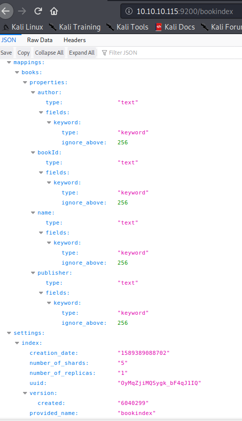 Search - Write permissions: And note the automatically created properties