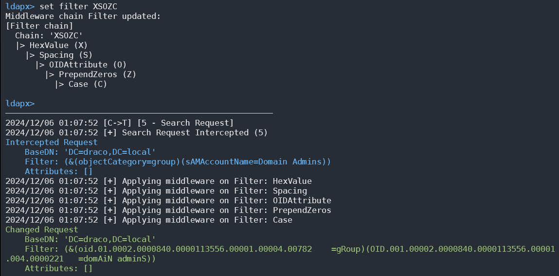 LDAPX client interface