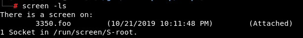 screen sessions hijacking - Socket locations (some systems expose one as symlink of the other): ls /run/screen/ /var/run/screen/ 2 /dev/null