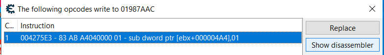 Random Memory Address - Finding the pointer - Code Injection: So, imagine you have found the address that is subtracting 1 to the life of your player