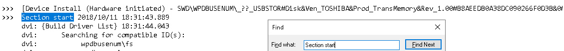 Registry Information - setupapi: Check the file C: Windows inf setupapi.dev.log to get the timestamps about when the USB connection was produced (search for Section start)