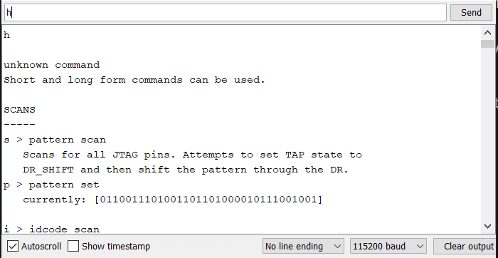 JTAG - JTAGenum: x boundary‑scan snapshot of pin states