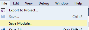 DNSpy Logging - DNSpy Debugging: Then save the new file via File Save module